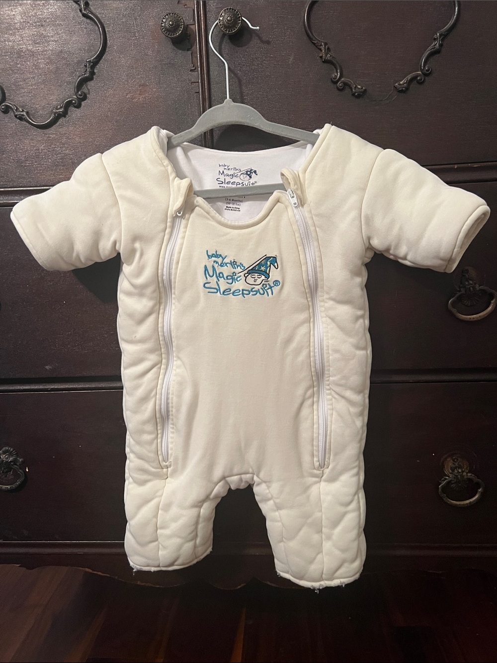 Baby Merlin’s Magic Sleepsuit Yellow Baby One-Piece Sleepwear